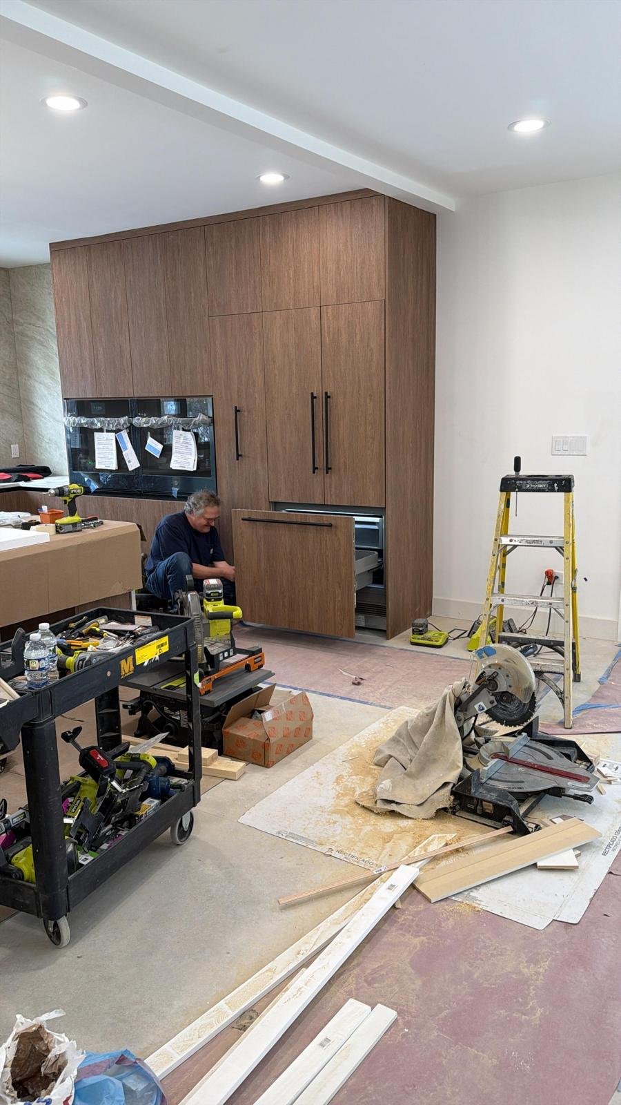 Kitchen remodeling process