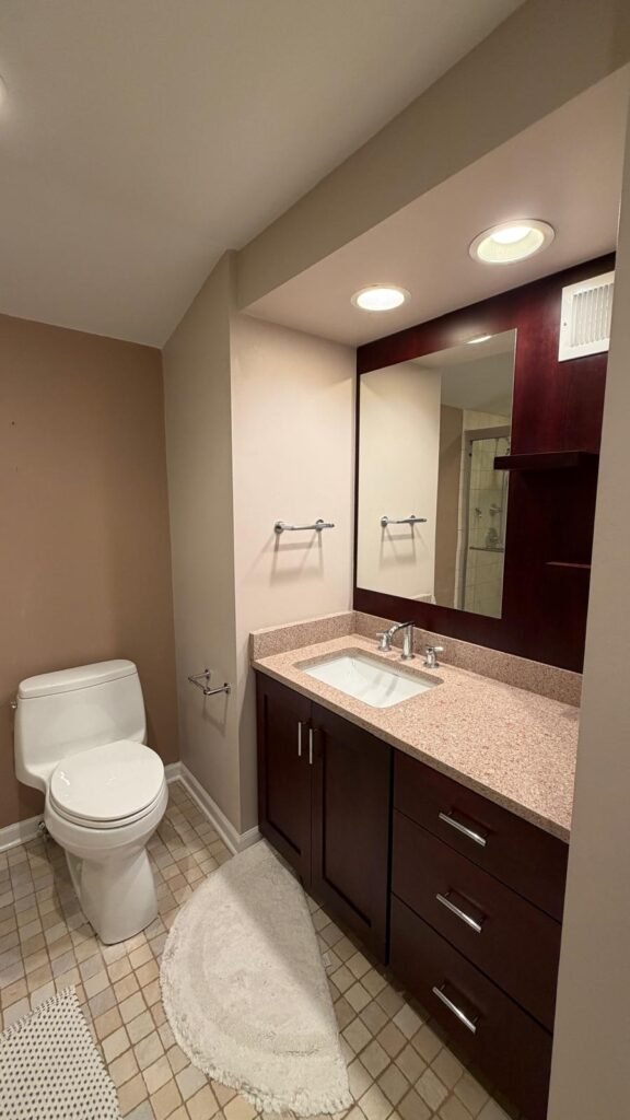 Bathroom before renovation — Skokie, IL