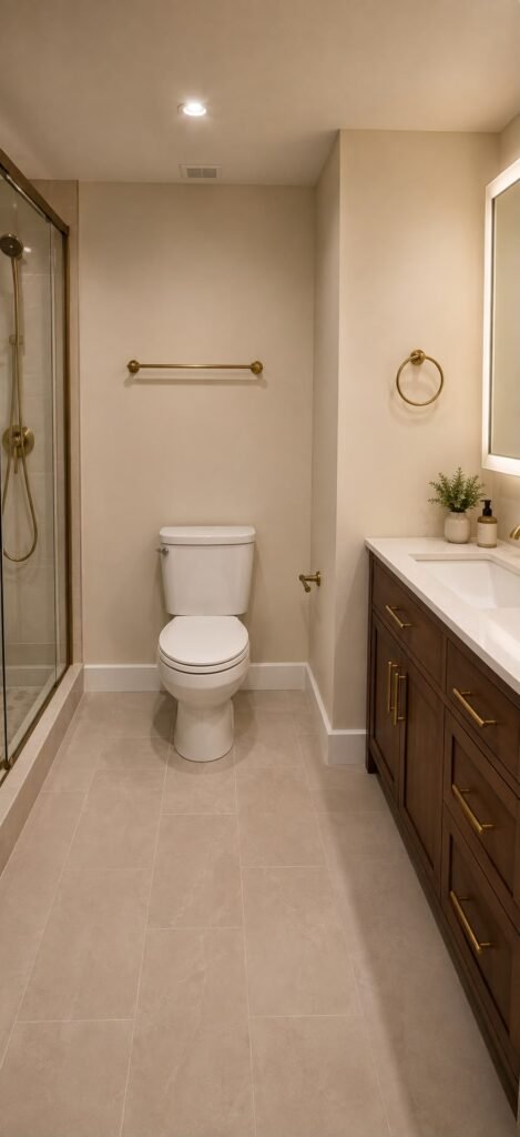 Completed bathroom remodel — Skokie, IL